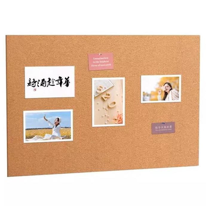

A540 - Papan Catatan Memo Board Gabus Tebal Papan Mading Frameless Dengan Pin