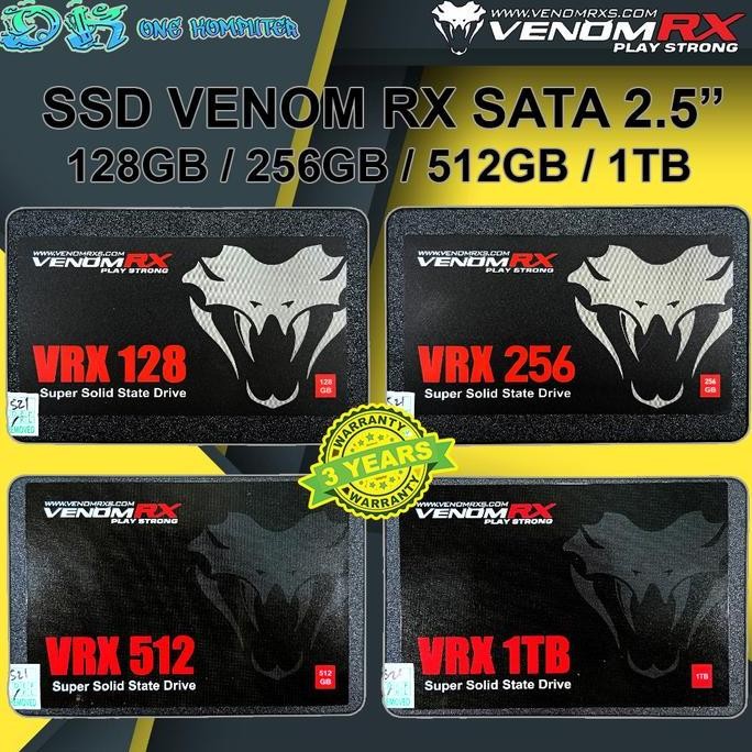 TERBARU - Ssd 2.5inch VenomRx 128Gb / 256Gb / 512Gb / 1TB Sata III