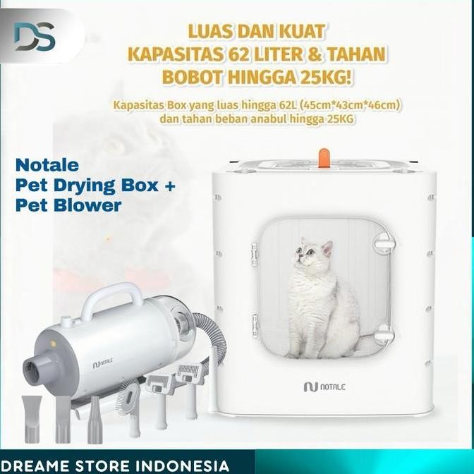 NEW NTL PET BLOWER + DRYING BOX GROOMING SET