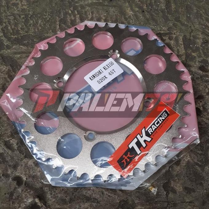 Gear Belakang 45 520 TK Racing KLX 150 S L BF Dtracker Gir 45T Trail