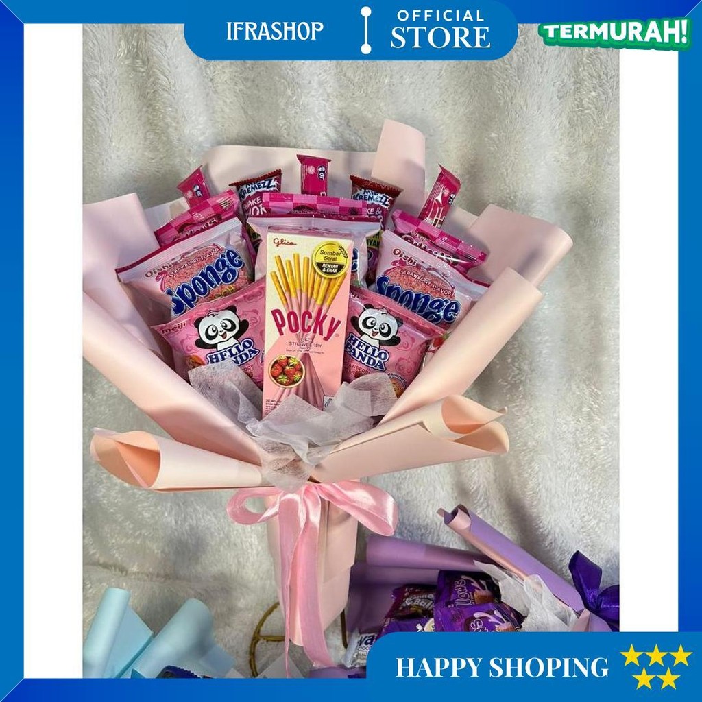 

(Ready Stock) Free Packing Bouquet / Buket Snack L Makanan Ringan Untuk Wisuda / Hari Ibu / Ulang Tahun / Hadiah / Anniversary / Valentine / Hari Guru Cod