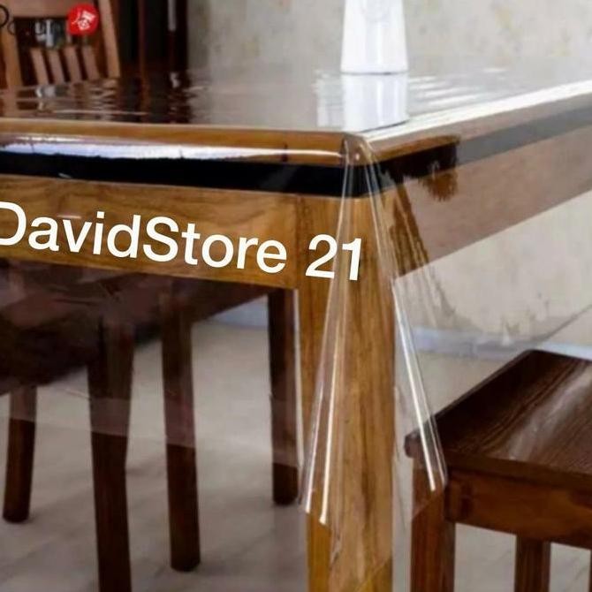 Taplak Meja Plastik/Plastik Mika Meteran/Taplak Meja Bening