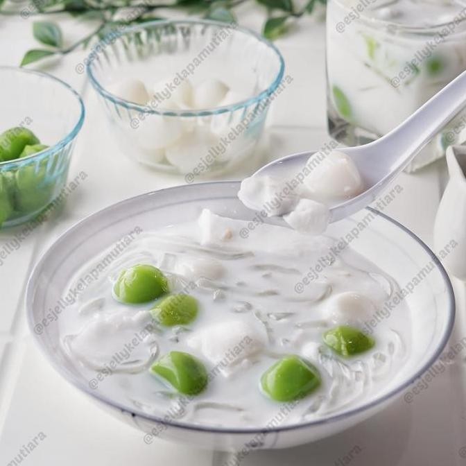 

Es Jelly Kelapa Mutiara/Es Jelly Coconut/Dessert Es Jelly Kelapa