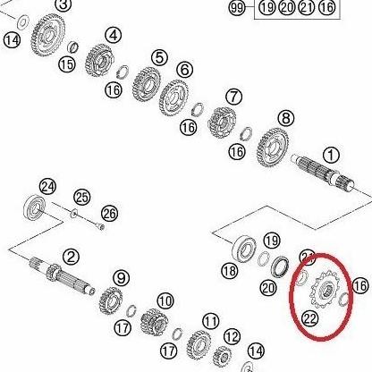 HUSQVARNA FC FE FR FS FX - TC TE TX RALLY 125 150 250 300 350 450 501 - KTM SX SXF - EXC EXCF - XCF 