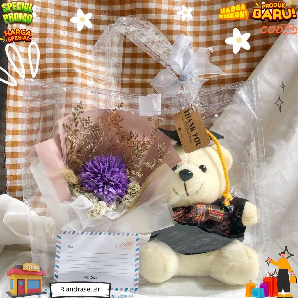 

Hampers Buket Edelweiss With Boneka In Bag Byanisa Cod