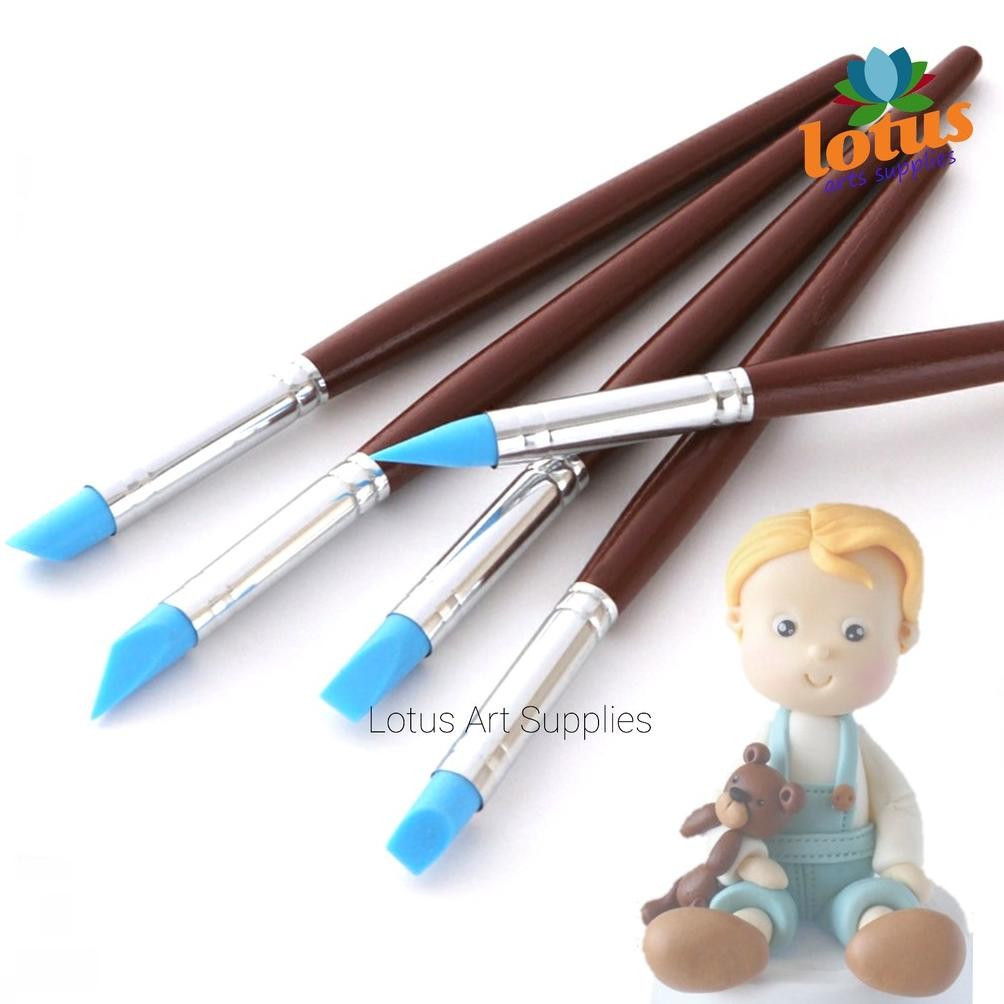 

baru set alat pahat clay 5 pcs - silicone carving tool pottery sculpting mini