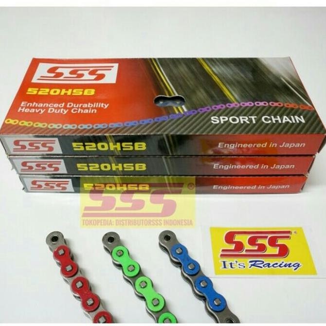 rantai sss 520 -120L ninja250 / ter /R25 /MT25