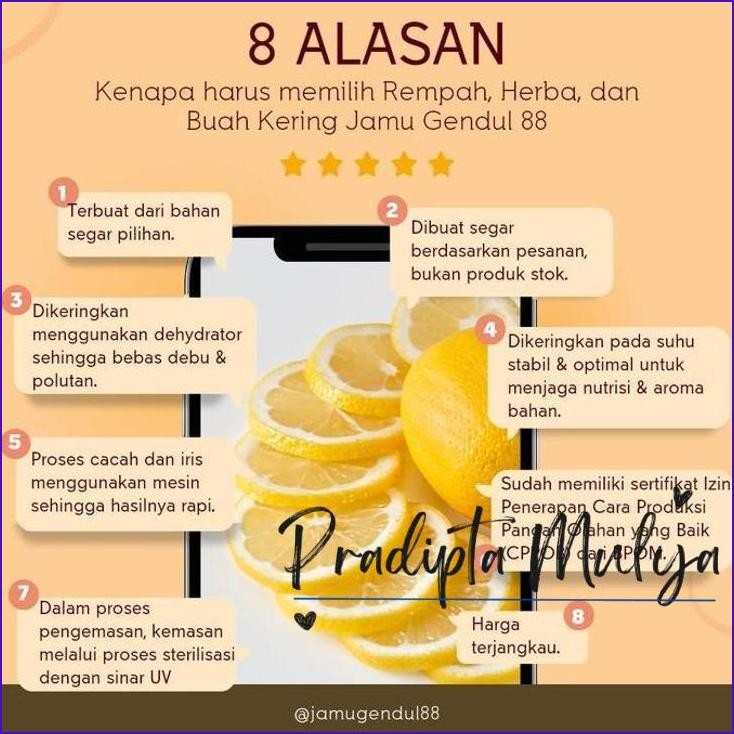 

Original..!! Kunyit Biang Cacah Kering - Dried Turmeric - Rempah Kering By Jamu Gendul 88 Kualitas Premium Sudah Bpom