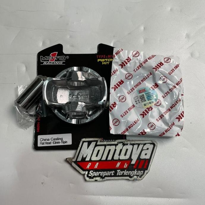 Piston 63 pen 16 Moto 1 M1R Satria Fu