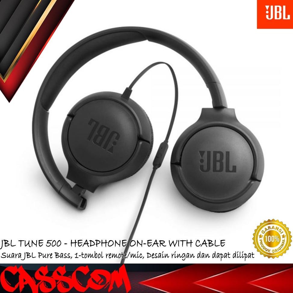 JBL Tune 500 On-Ear Headphone T500 Headset Original RB11