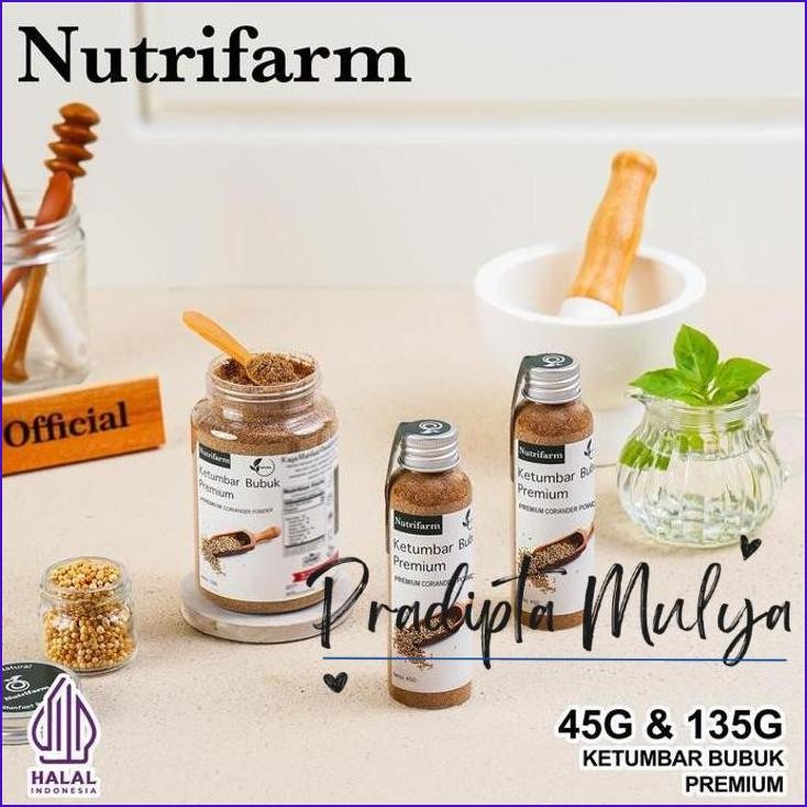 

Asli..! Nutrifarm Ketumbar Bubuk Premium 45 Gram Dan 135 Gram