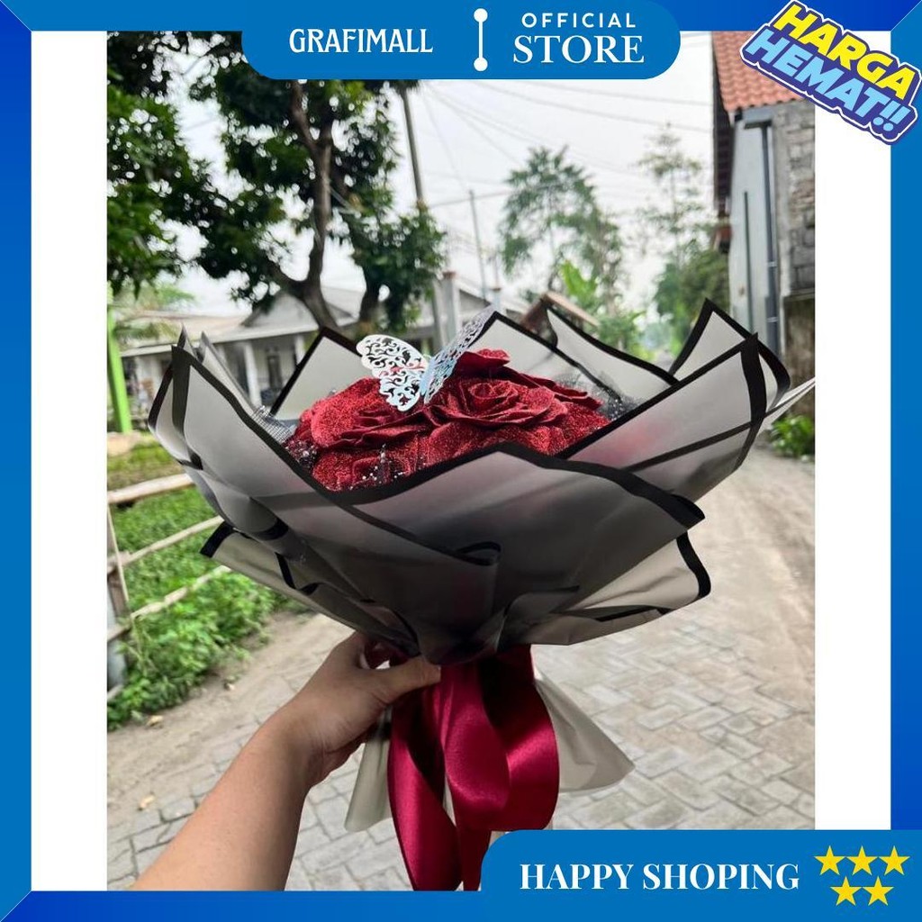 

Bunga Pita Satin Maroon 7 Tangkai Bunga Buket Bunga Pita Satin Buket Wisuda Hadiah Ulangtahun Wisuda Gratis Ongkir