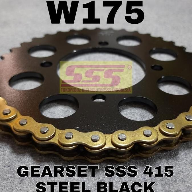 GIRSET SSS 415 STEEL BLACK W175 RANTAI SSS GOLD HSB HSBT RO HSB2T