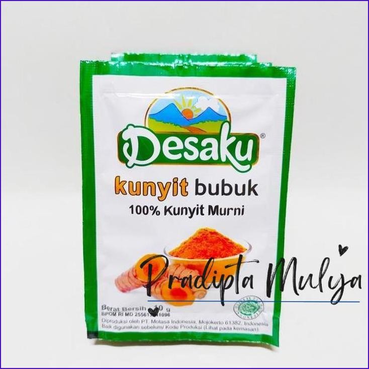 

Cuci Gudang..!! Desaku Kunyit Bubuk 1Renteng 12Sachet