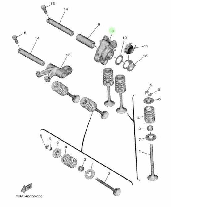 Pelatuk Klep In BK6-E2150-00 WR 155