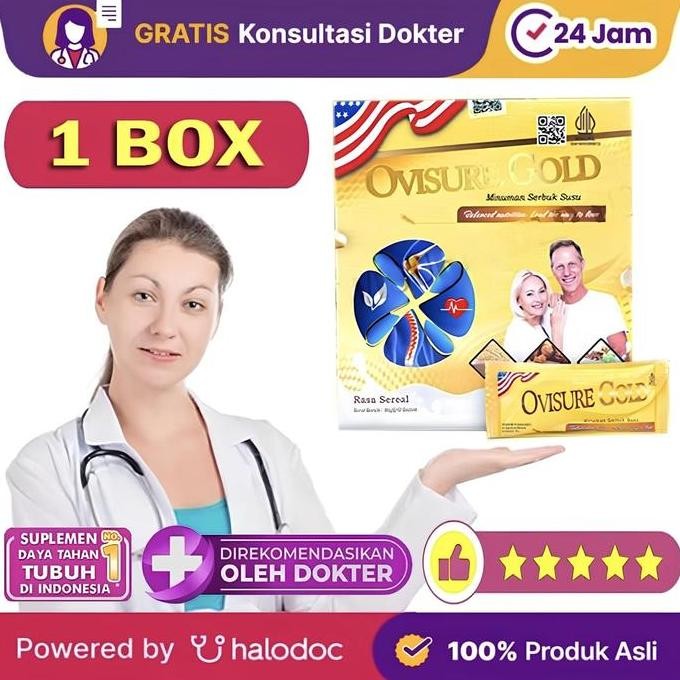 

TERBARU - OVISURE GOLD SUSU TULANG SENDI ORIGINAL AS BPOM| -1 BOX