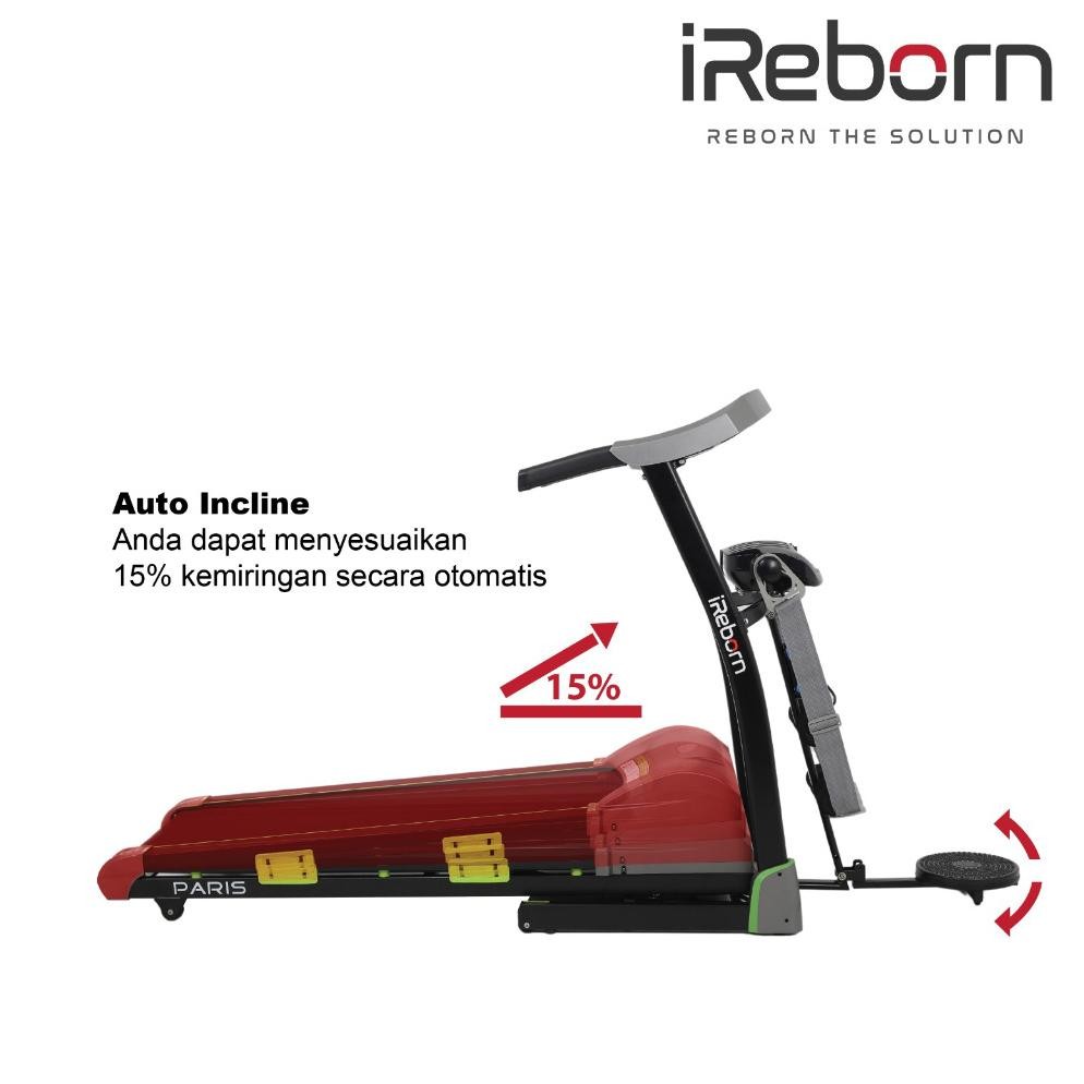 HJK Alat Fitness Treadmill IReborn Paris (BANDUNG)