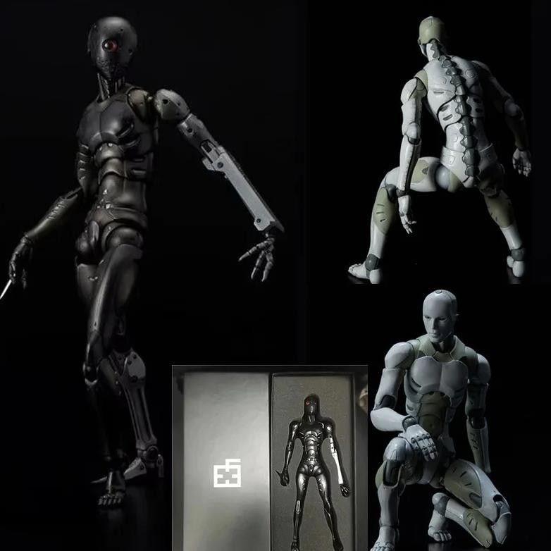 Heavy Industries Synthetic Human Figure 1/6 Scale Black Action Figure Anime Model Movable Joint Doll