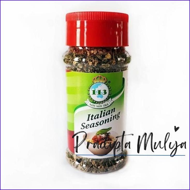 

Original..!! 113 Italian Seasoning Itali Italia Herbs Bumbu Rempah 18 Gram