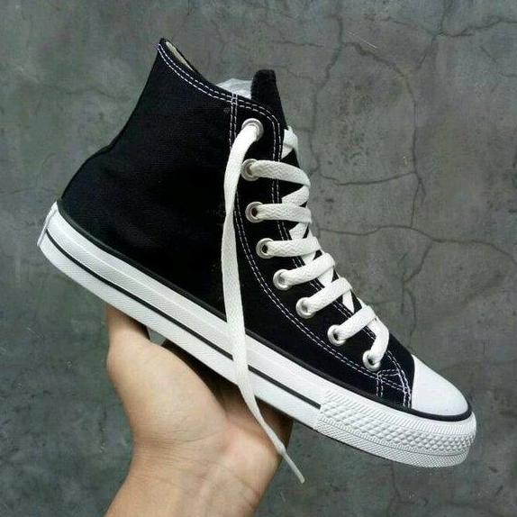 [Ready Size 21-43] Sepatu Seragam Anak Sekolah Sd Hitam Allstar High Sepatu Pria Wanita Sepatu Conve