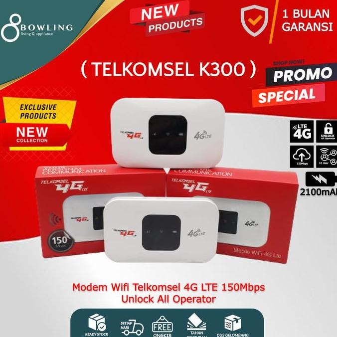 TERMURAH - Modem Wifi Telkomsel 4G LTE Unlock All Operator Mifi Telkomsel 4G LTE