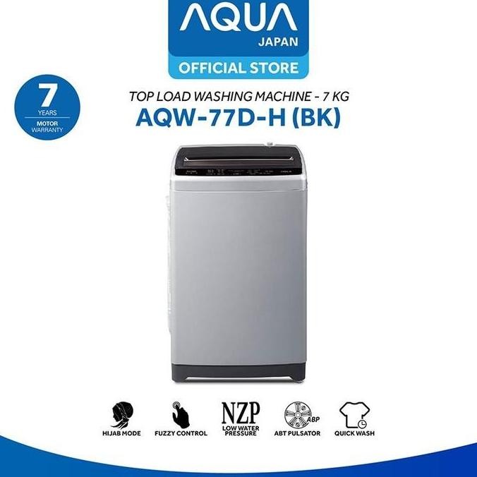 TERBARU - MESIN CUCI AQUA AQW-77D-H 7 KG AQW 77D H / 77DH