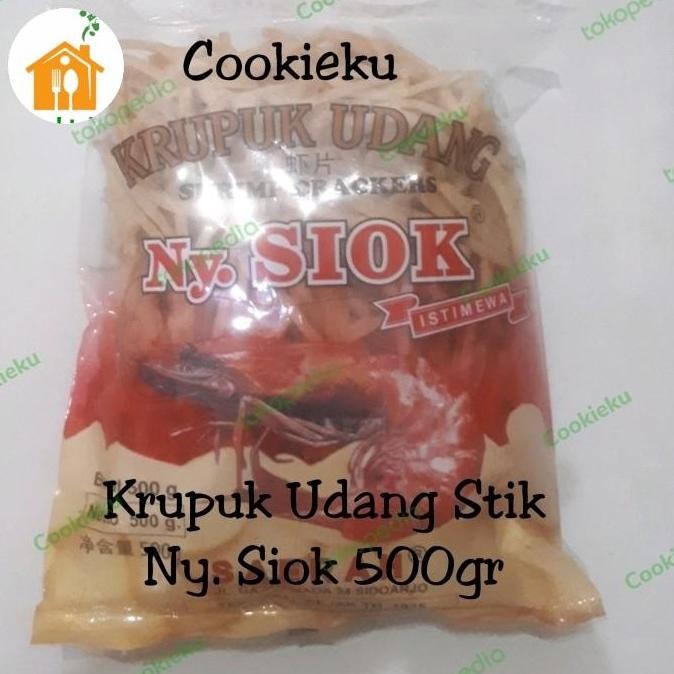 

Kerupuk Udang Ny. Siok Stik 500gr / Krupuk Udang / Shrimp Cracker GMM
