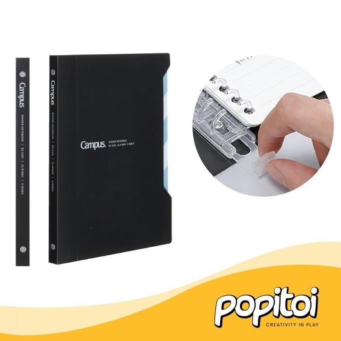 

NEW Kokuyo Easy to Open Binder with Index Tabs Aesthetic Loose Leaf