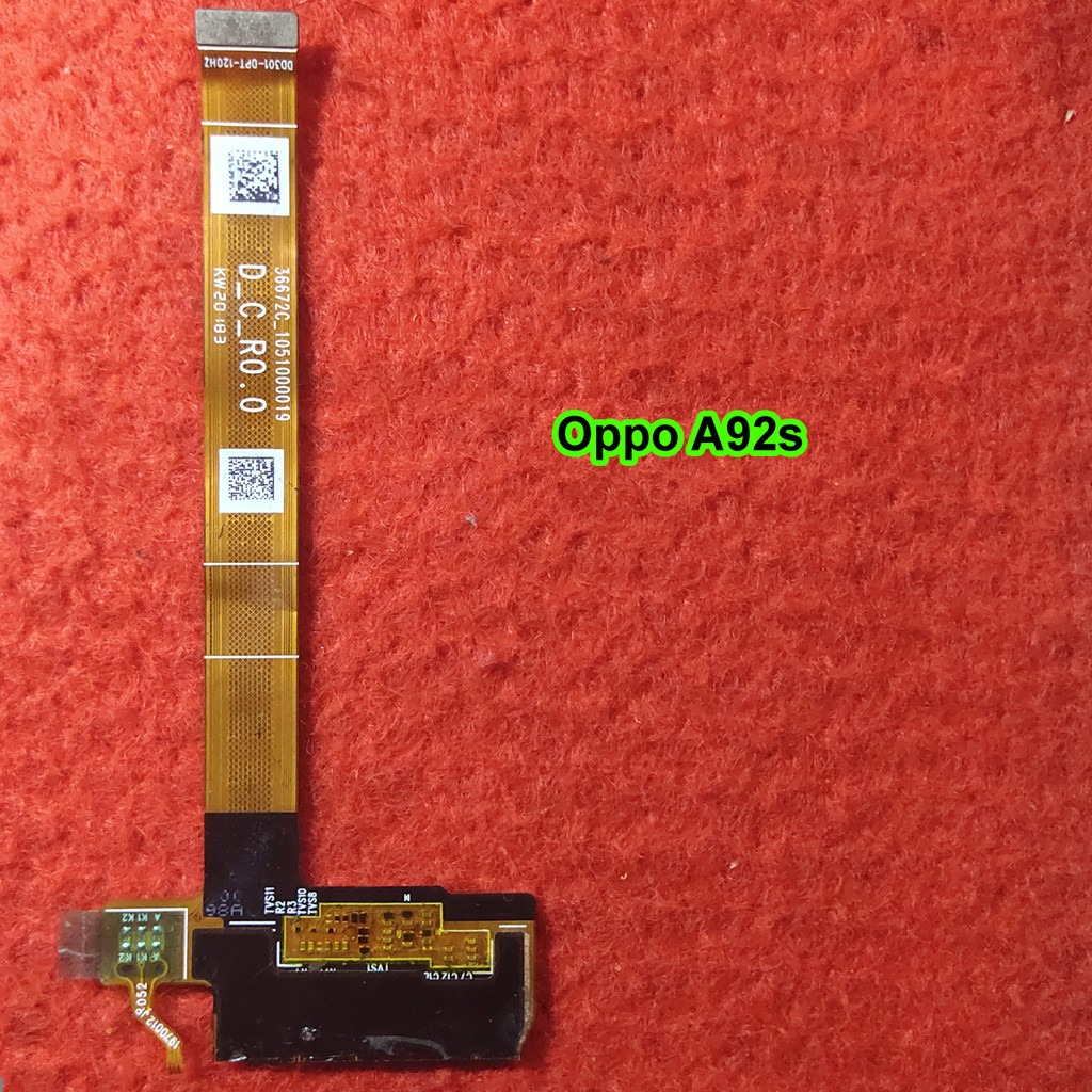 Oppo A92s - PDKM00 Fleksibel Konektor LCD Copotan
