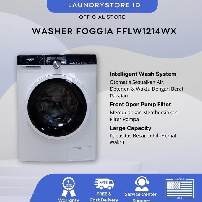 NEW Mesin Cuci Frontload Foggia