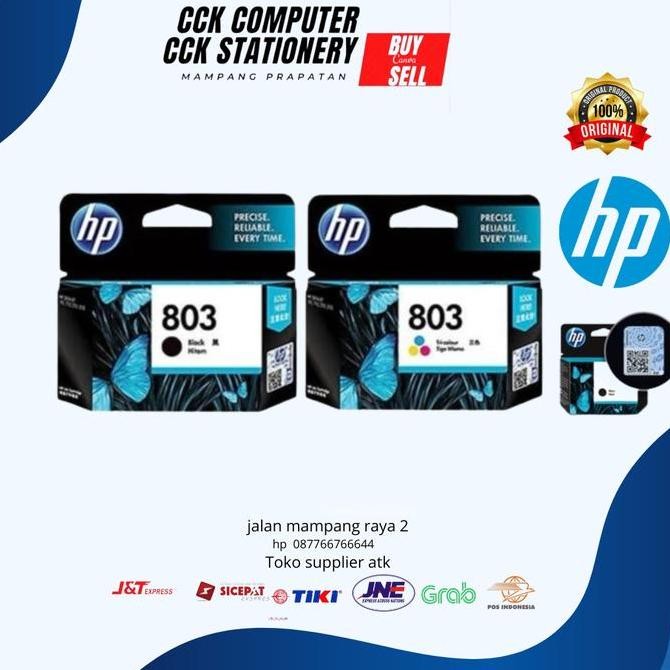 TERLARIS - HP cartridge 803 Black & HP cartridge 803 Color (1set) Original