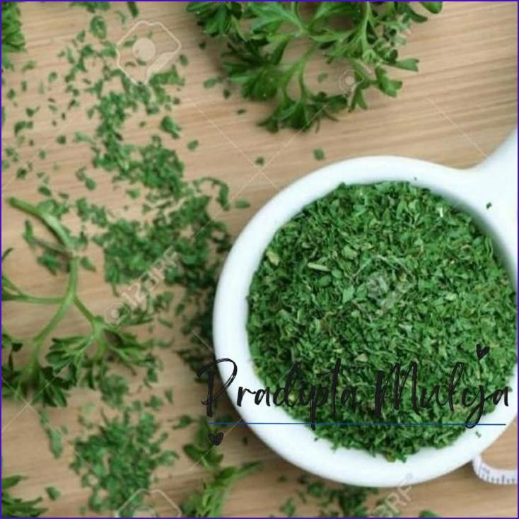 

New..!! Usa - Parsley Leaves Dried Flakes 50Gram / Daun Parsley Kering 50Gram