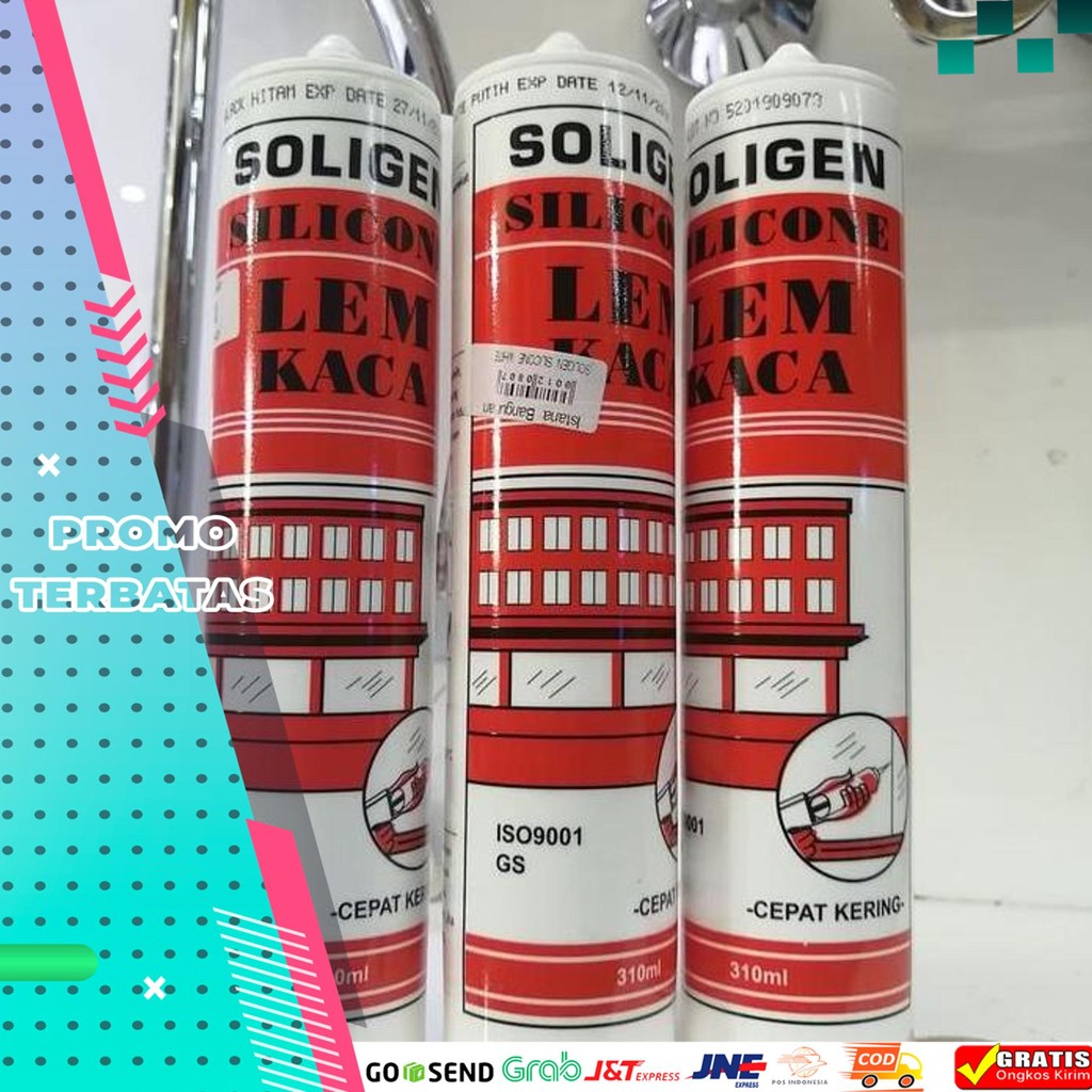 DISKON SOLIGEN SILICONE /LEM KACA /SEALENT