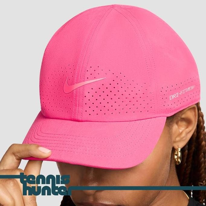 TERLARIS Nike Dri-FIT ADV Club - Aster Pink/Hot Punch - Unstructured Tennis Cap Topi Tenis