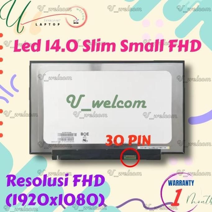 NEW Led Lcd 14.0 slim 30 Pin Small FHD NV140FHM-N4K NV140FHM-N48 NV140FHM-N3B NV140FHM-N4B NV140FHM-