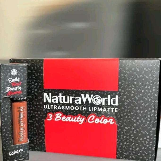 TERMURAH - NaturaWorld Lipmate ultra smooth Varian SAHARA Lipmatte Lasting
