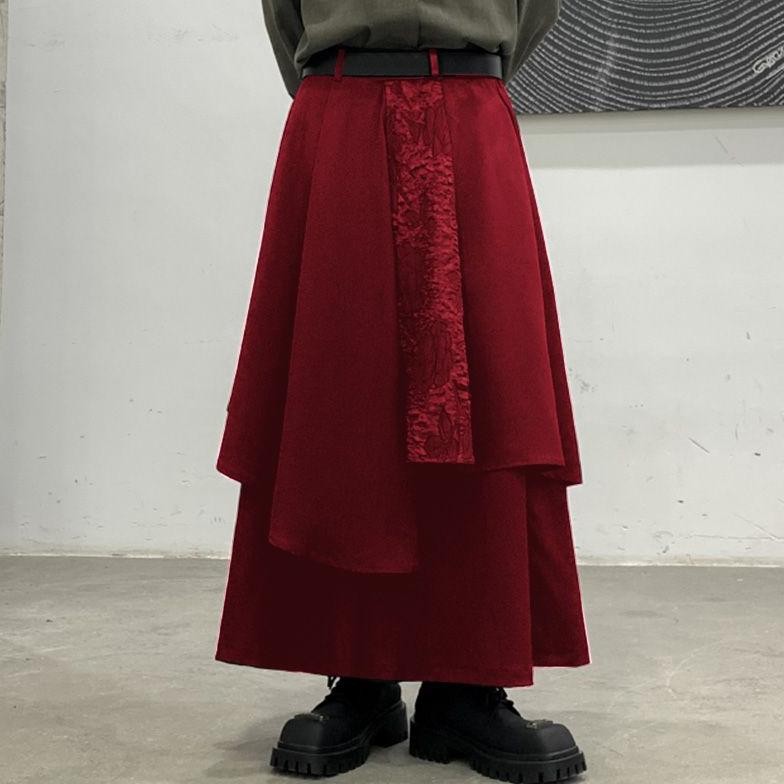 kulot celana Harajuku variasi brukat JunDW