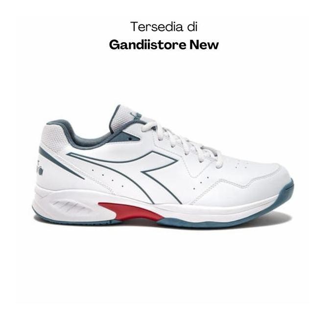 Sepatu Tenis Pria Diadora Volee 6 DIA179100842 White Men Original BNIB