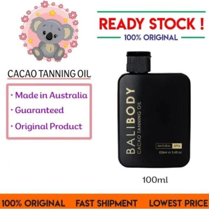 NEW Bali body cacao tanning oil spf6