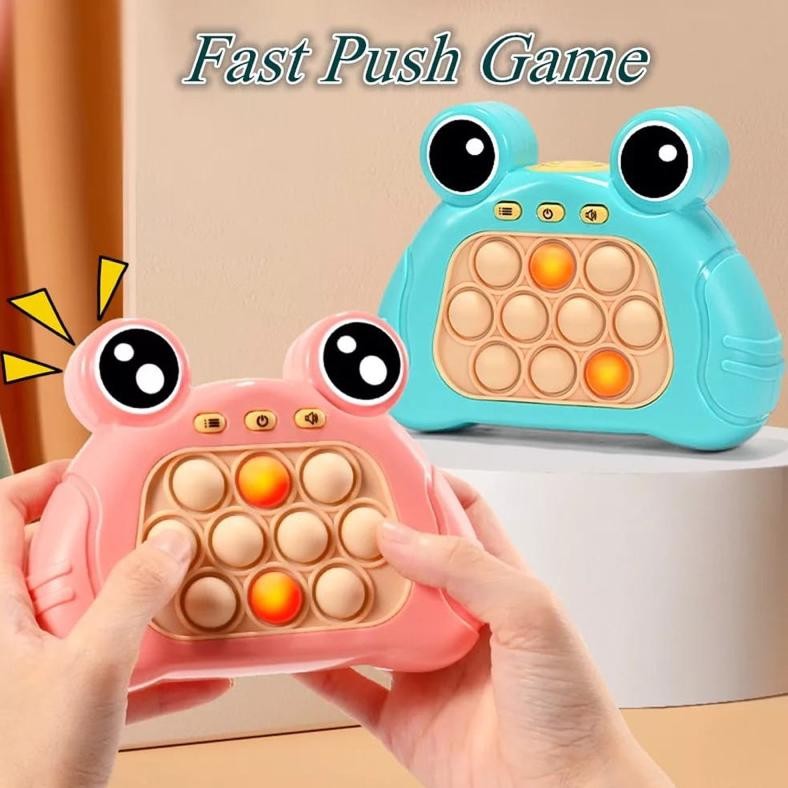 Fast Push Pop It Elektronik Karakter Katak Kodok Jerapah Kelinci Murah Original New Product
