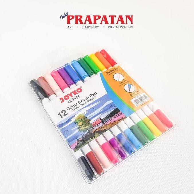 

Sale Joyko Color Brush Pen 12 Warna Clp-06 / Pena Kuas