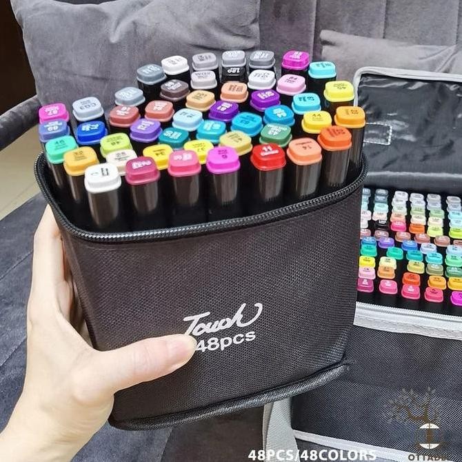 

Sale Spidol Warna Stabilo Touch 24/36/48 Dual Side Fine Art Brush Pen