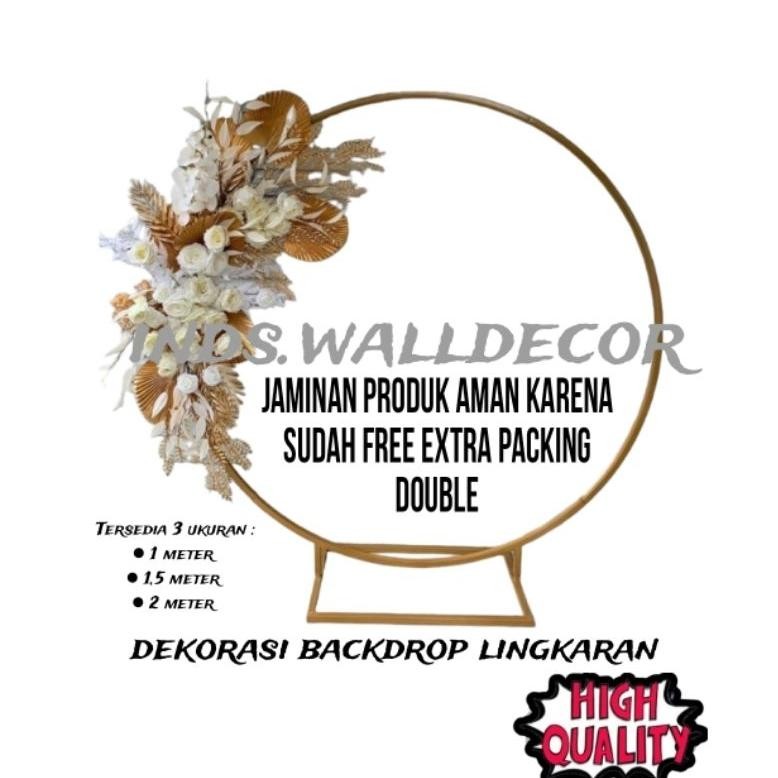 Ring Besi Dekorasi Backdrop Dekorasi Wedding Lamaran Lingkaran Backdrop Dekorasi Bahan Pipa