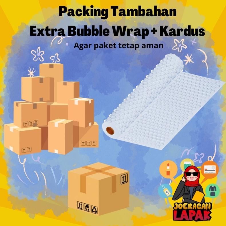 

Packing Tambahan Extra Bubble Wrap Dan Kardus Wajib Barang Pecah Belah Terlaris