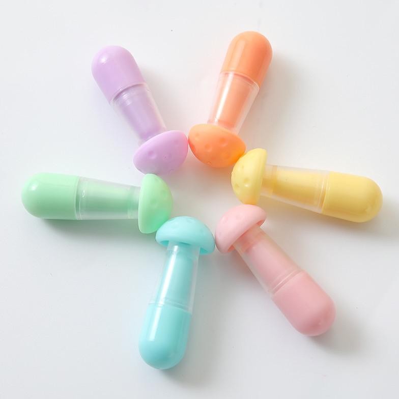 

Stabilo Set Isi 6 Pcs + Pouch Bentuk Jamur Dan Permen Lucu Unik Spontliner 6Pcs Highliter Warna Warni Rainbow Mini Kecil Traveling Mushroom Candy Ready Stok