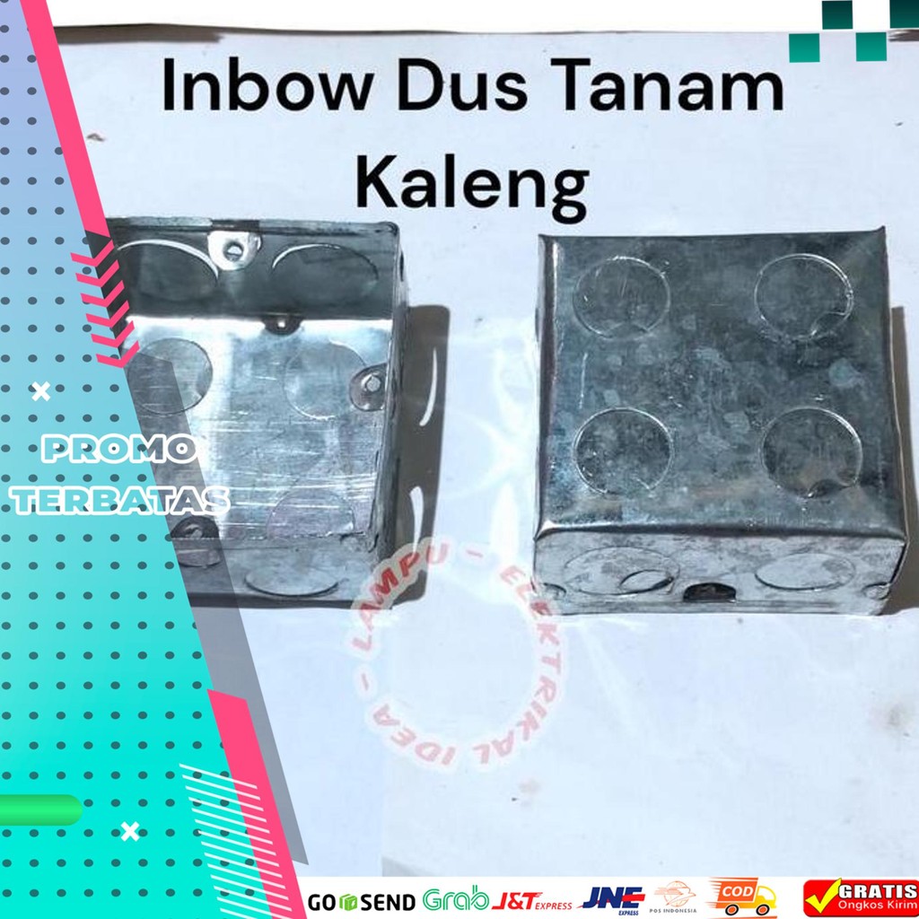 INBODUS KALENG PLAT METAL BESI/ RUMAH STOP KONTAK INBOW DOOS INBOW DUS