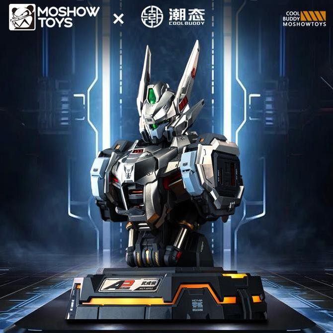 TERLARIS - MoShow MCT-AP02 Wu Chenghou Silver GaN 65W Quick Charger - Charger Base Robot Gundam
