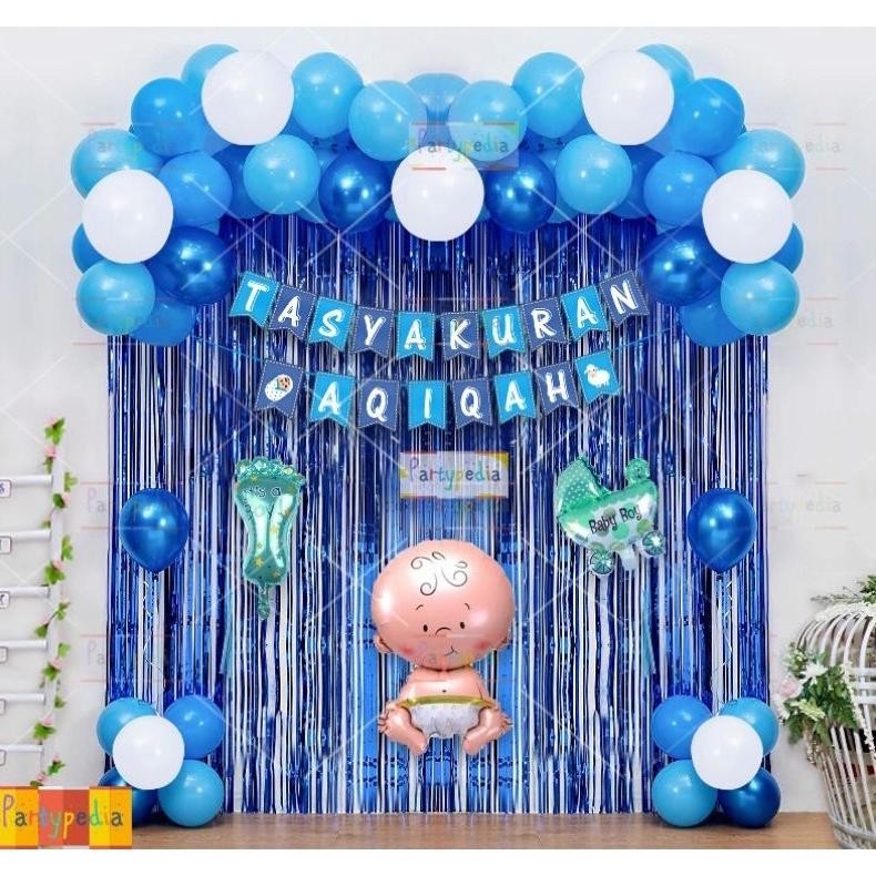 Paket Dekorasi Tasyakuran Aqiqah Anak Perempuan/Laki Laki