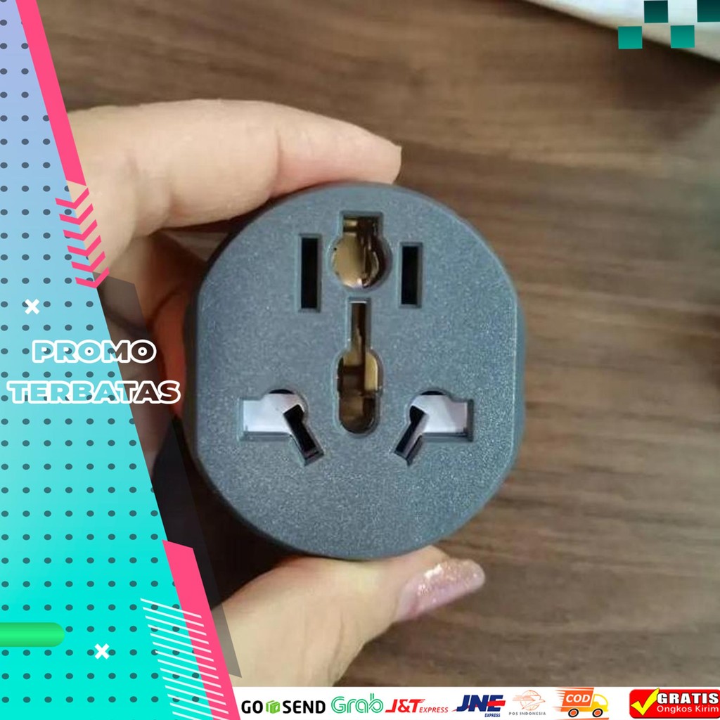 OVER STEKER SERBAGUNA UNIVERSAL / SAMBUNGAN COLOKAN KAKI 3 16A 250V