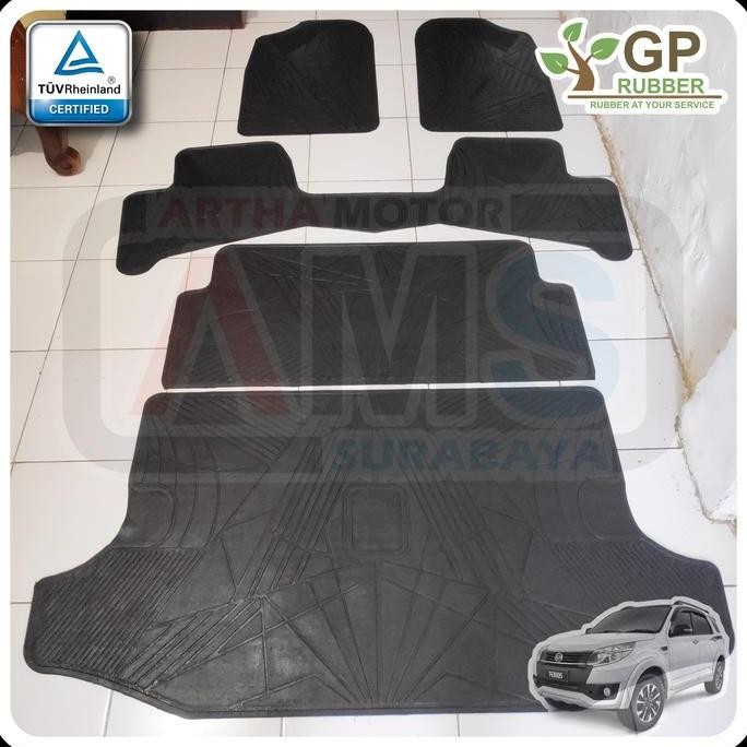 TERBARU - Karpet Karet Lantai Mobil Daihatsu Terios FULLSET